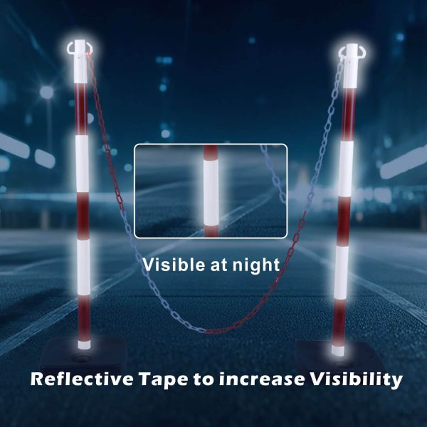 It can be seen during the day and night. In the night environment, the reflective tape can play a warning role to warn pedestrians and vehicles to drive safely.