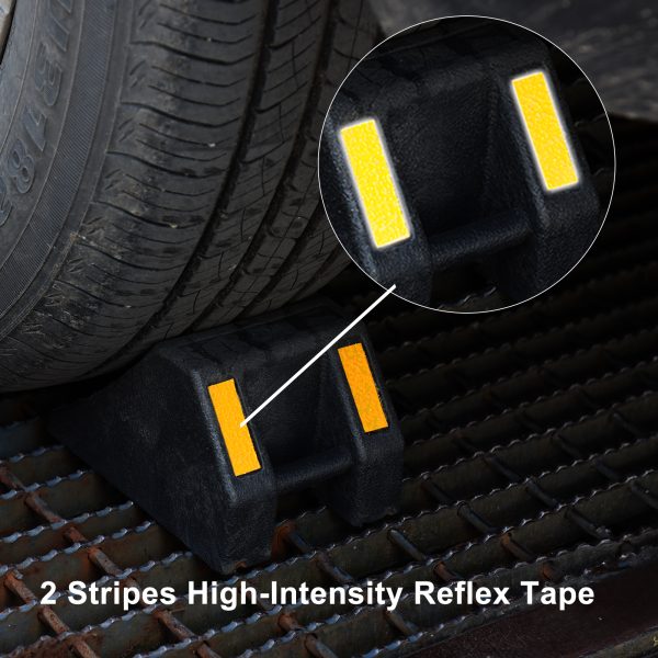 2 Stripes High-Intensity Reflex Tape ,Very eye-catching during the day and at night,Guide drivers to park safely.