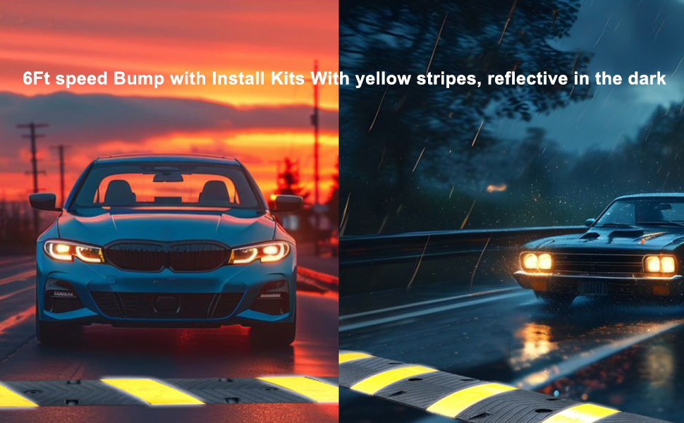 Yellow stripes are clearly visible in color. It is suitable for day and night, and can also be used in rainy days.